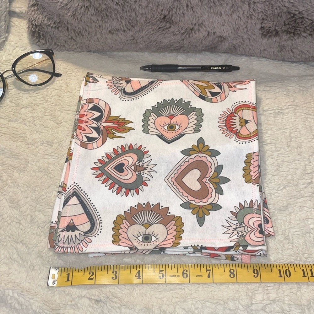 Hand Crafted Hand Towels - Evil Eye Print (set of 8)